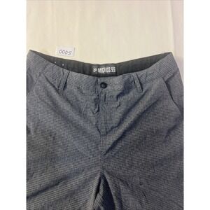 Micros Mens Hybrid Shorts Gray Heather Quick Dry Board Skate Shorts Size 32